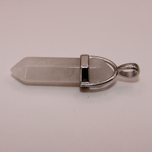 Rose Quartz Double-Tipped pendant