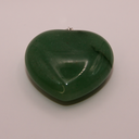 Pendentif en forme de cœur en aventurine verte