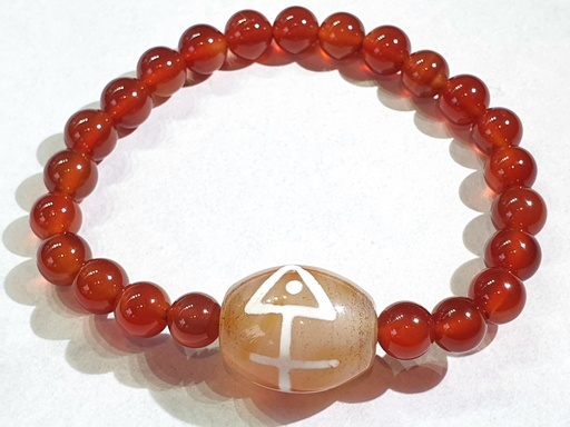 Tibetisches Armband mit Karneol