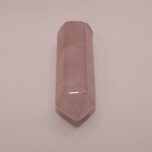 Pendentif en quartz rose