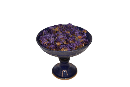 Getrocknete blaue Lotusblüten